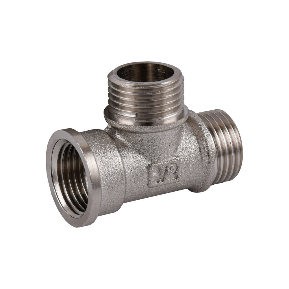 Трійник 1/2″ВЗЗ нікельований NT335S OPTIMUM (000030805) Київ - фото 1