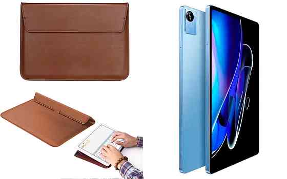 Чехол-конверт VitoCase для realme Pad X, с функцией подставки для планшета Коричневый Киев