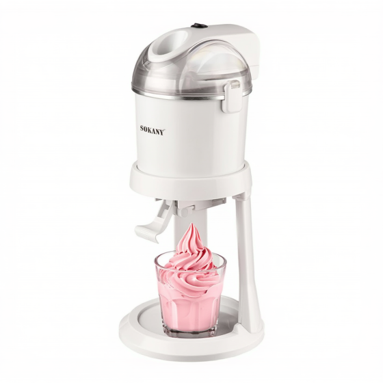 Морозивниця електрична Sokany 1 літр 15 Вт електроморозивниця дитяча домашня морожениця SK-03070 Київ