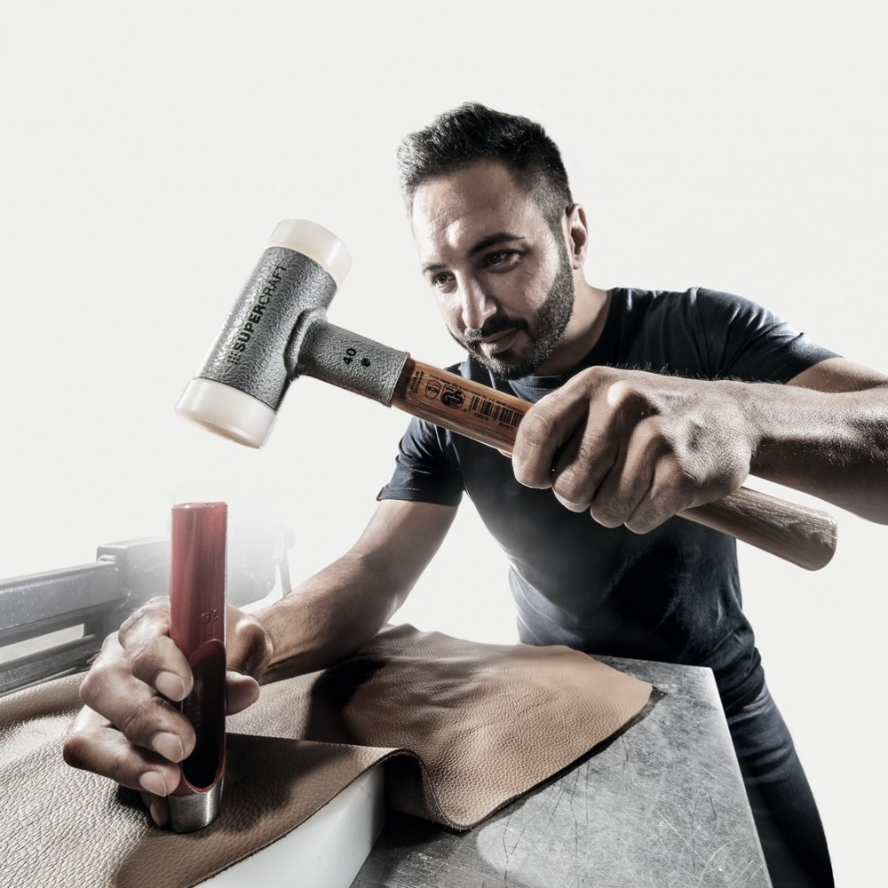 Молоток безынерционный HALDER Supercraft 3366 с деревянной ручкой, Ø=40 мм, m=715 г, І=355 мм Одесса - изображение 4