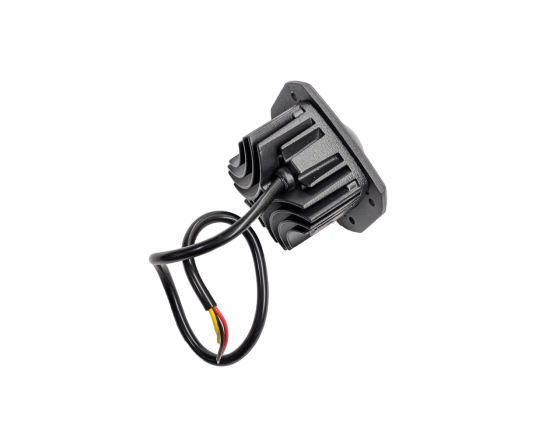 Светодиодная фара StarLight HP-GZD-266-01 ближний (белый + желтый), универсальная прямоугольная 12/24V Харьков