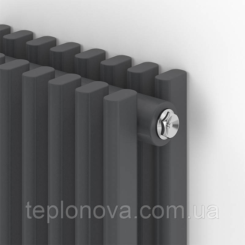 Дизайнерский радиатор 1800/336 (мм) антрацит IDEALE GIULIA (универсальное подключение) 12 12/1800/336 Черновцы - изображение 3