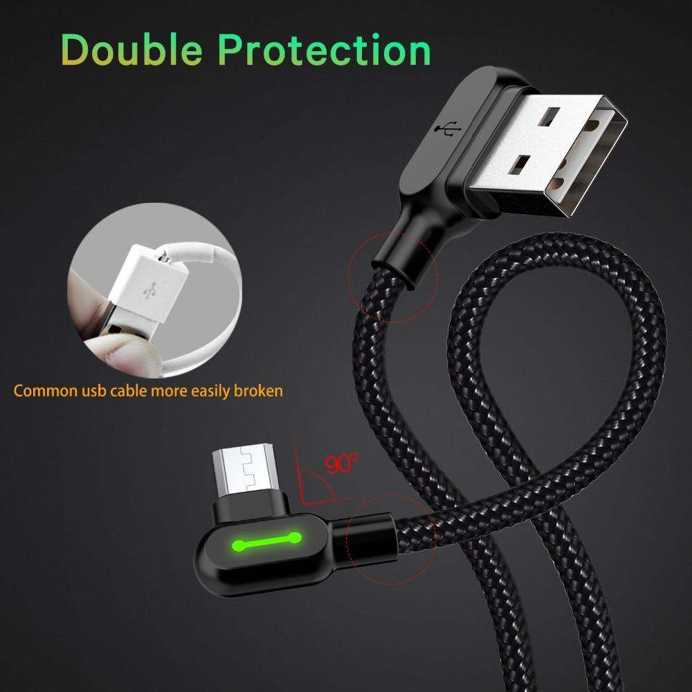 Кабель USB Micro USB Mcdodo з двостороннім USB роз'ємом LED індикацією для заряджання і передачі даних (Чорний, 1.2м) Николаев - изображение 6