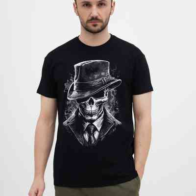Футболка Sol's Imperial Gentlemen's skull насичений чорний XL (11500309/395XL) Вінниця