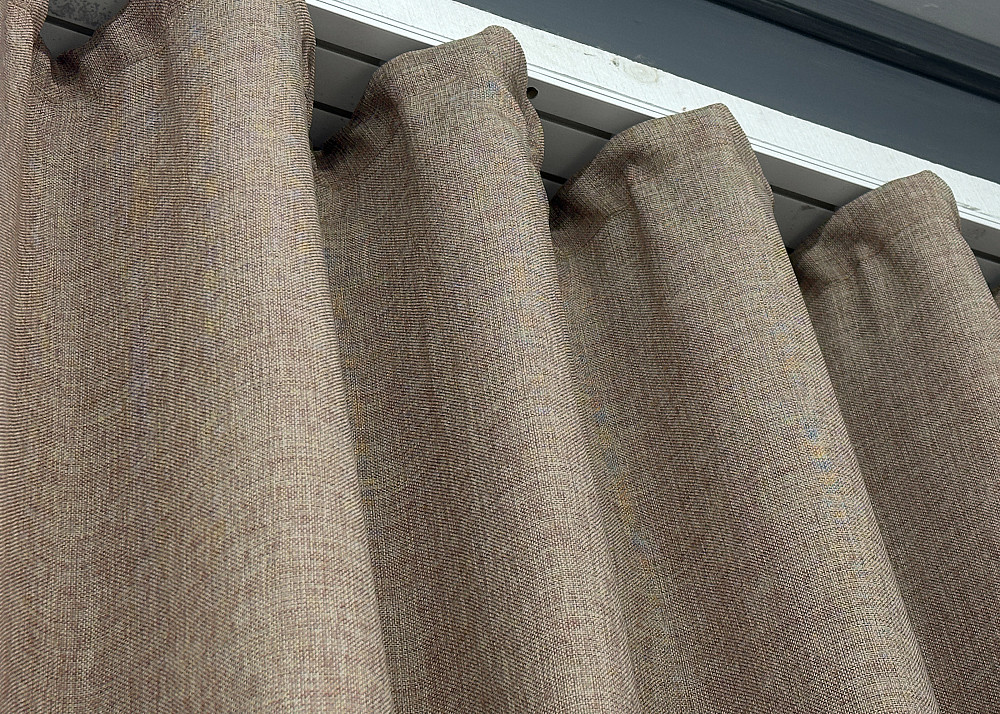 Однотонна тканина "Льон мішковина" висота 2,8м колір світло-кавовий 113ш Київ - фото 5
