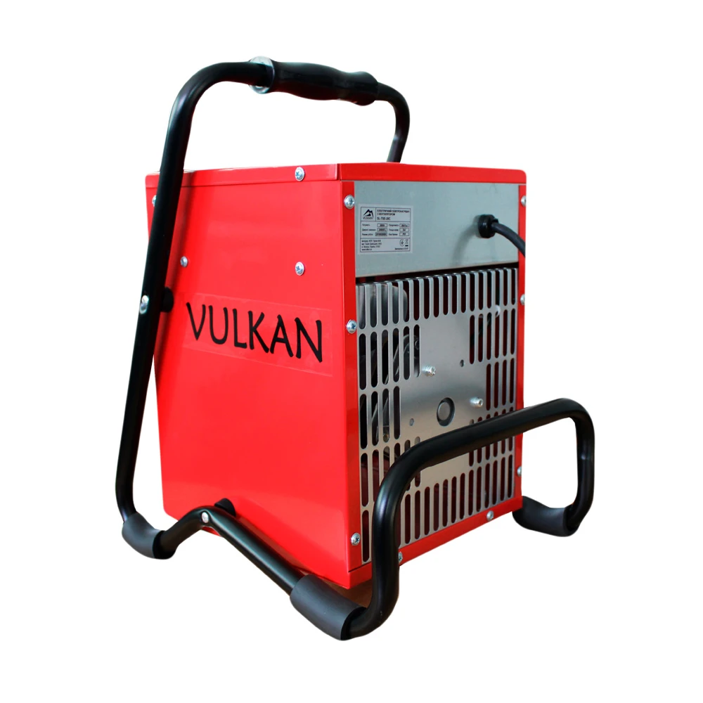 Мощный электрический тепловентилятор Vulkan SL-TSE-20C: 2000 Вт, 20 кв.м (366796) Киев - изображение 2