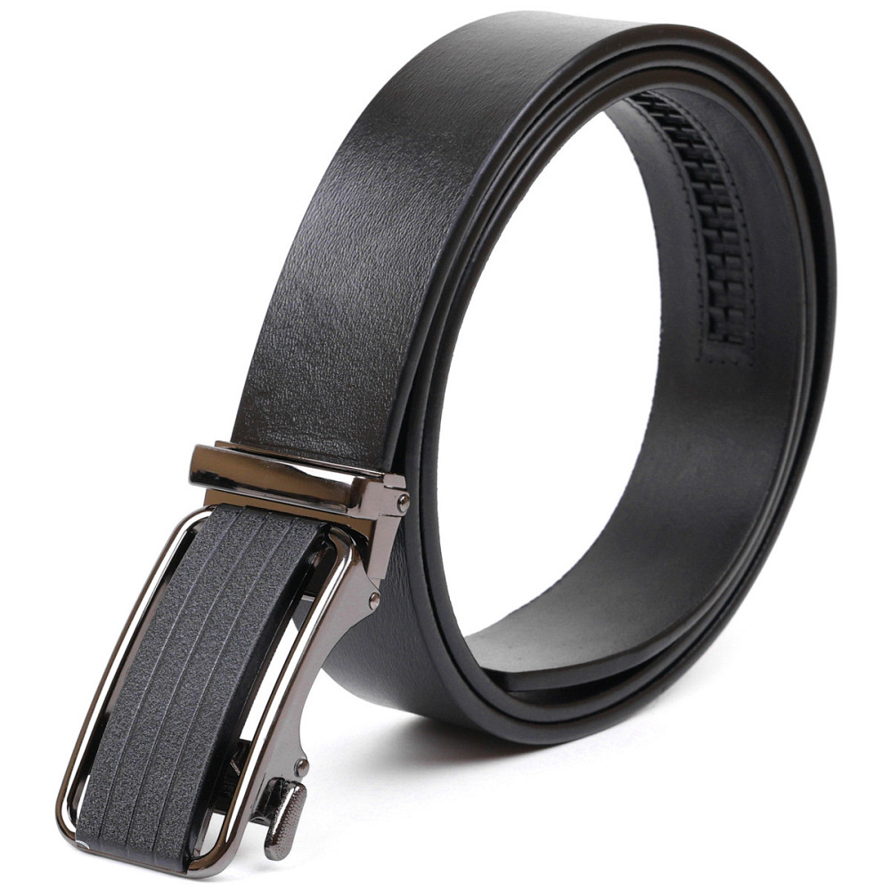 Оригинальный мужской ремень Vintage 20364 Черный Киев - изображение 3