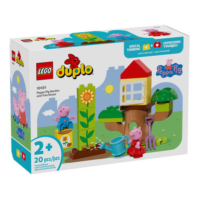 Конструктор LEGO DUPLO Peppa Pig Сад і будиночок на дереві Пеппи (10431) Вінниця - фото 1