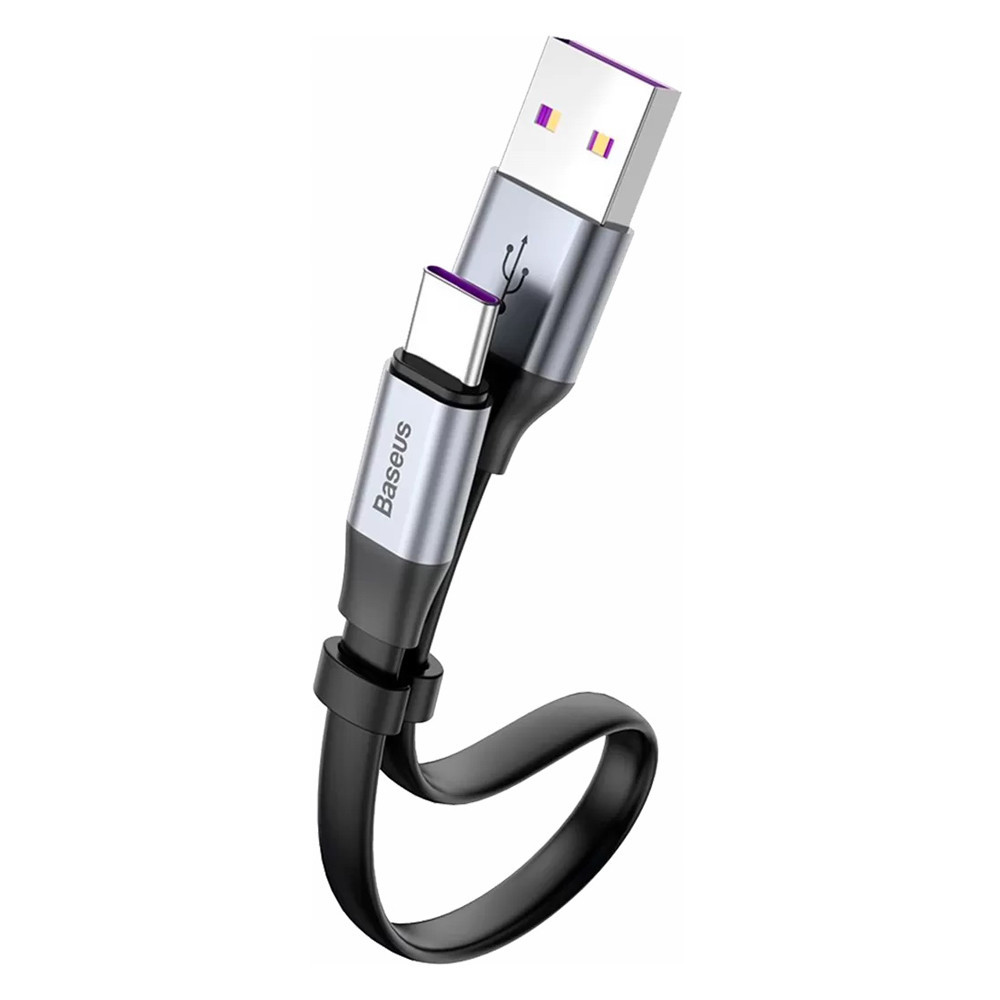 Кабель USB Type-C Baseus CATMBJ-BG1 (0,23 м, 5 А 40 В) Миколаїв - фото 1