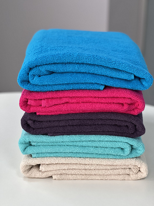 Рушник махровий Ideal Textile з бордюром однотонний щільність 360 г/м2 70х130 см (56860715) Чернівці - фото 2