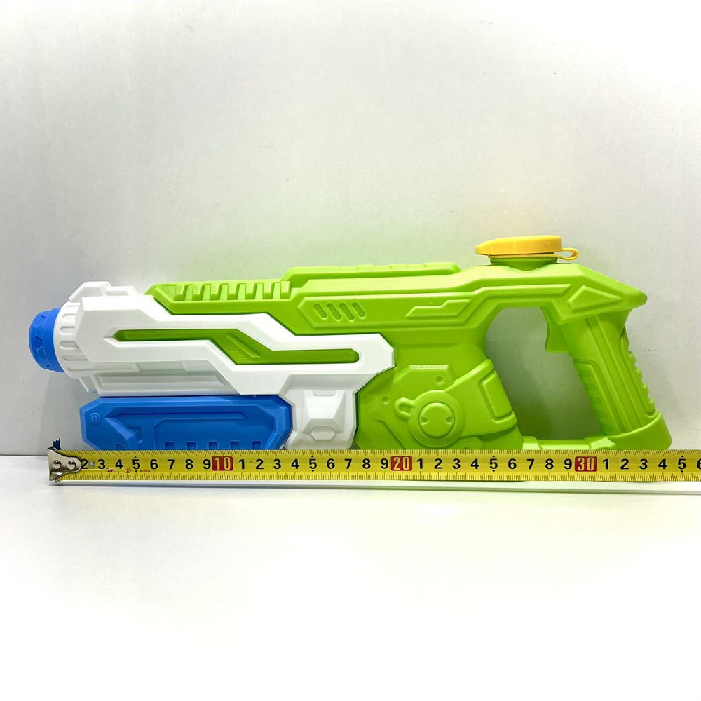 Бластер водний з помпою 35 см Білий із салатовим (MR 0505) Чернигов - изображение 4