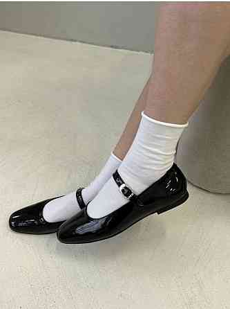 Балетки VIFEST чорні шкіра лакована 37-41р. (5459) Коломия