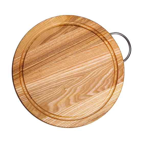 Разделочная деревянная доска круглая 25 см ясень C8W250 Киев