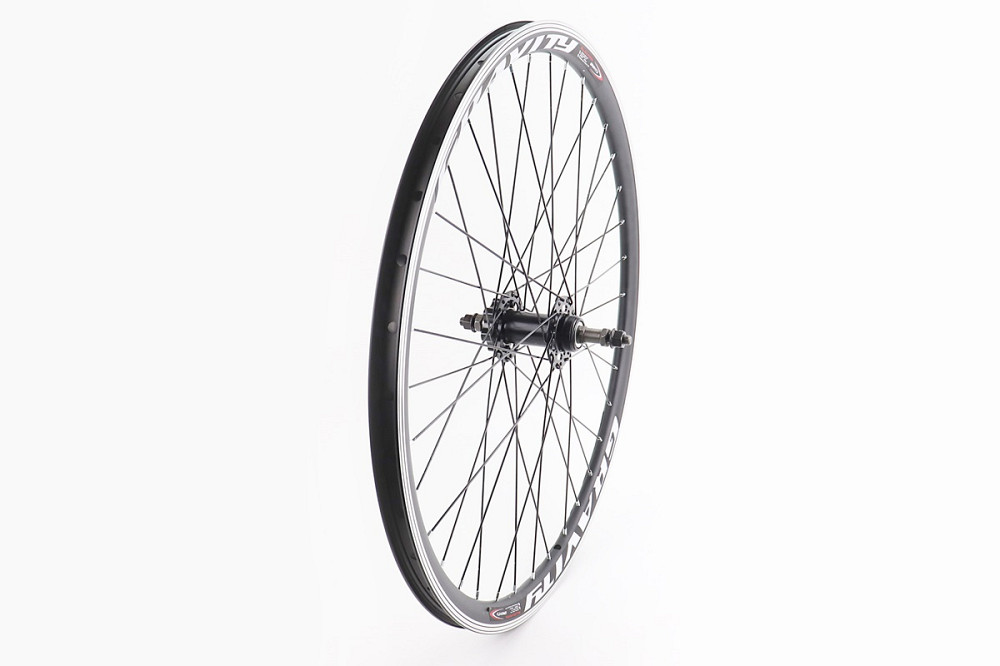 Колесо 26" заднє Disk-brake, обід алюмінієвий, втулка 14Gx36H, під вільнобіг, кріпл. гайка, "GRAVITY" (можл. подряпини) Бершадь - фото 1