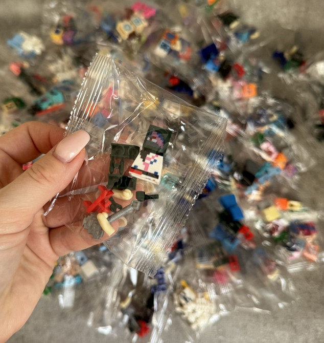 Майнкрафт магнитный детский конструктор 100 строительных шт Minecraft. Харьков - изображение 9