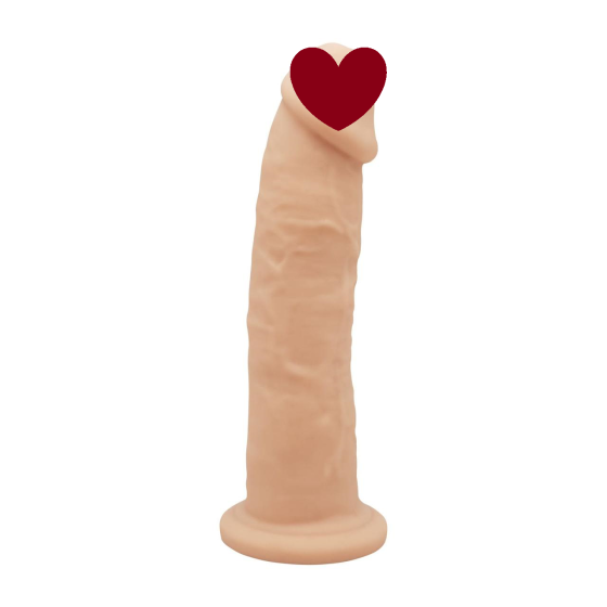 Фаллоимитатор SilexD Oscar Flesh (MODEL 2 size 9in), двухслойный, силикон+Silexpan, диаметр 5,4см Sex Aura Киев