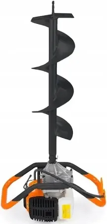 Земельний бур Demon 5.2 к.с., 3 свердла 100-200 мм, ручний, бурильна установка з редуктором Одеса - фото 7