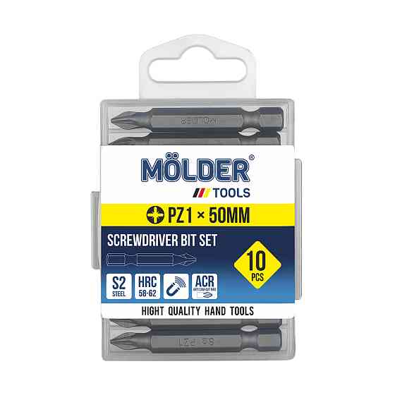 Набор бит Molder PZ1x50мм 10шт Львов