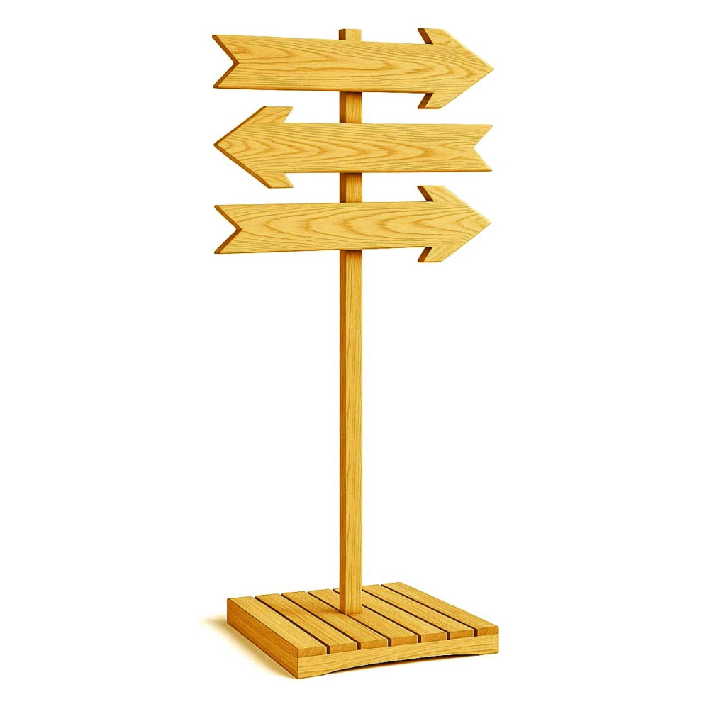 Напольная стрелка-указатель 