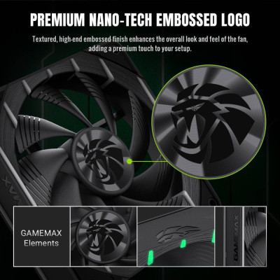 Кулер для корпуса Gamemax Tornado T12 ARGB Винница - изображение 2