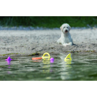 Игрушка для собак Trixie Кольцо плавучее Для водных развлечений Термопластическая резина 17 см (4047974334430) Винница - изображение 3