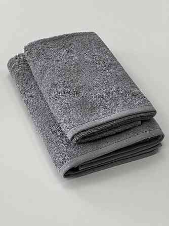 Рушник махровий Ideal Textile однотонний 50х90 см 360 г/м2 (56861134) Для рук та обличчя, сірий Чернівці