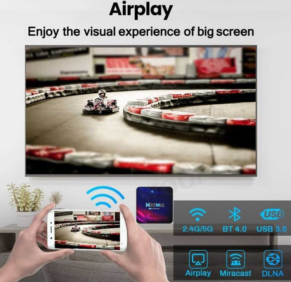 Смарт ТВ приставка H96 MAX V11 2/16 Гб Smart TV Box Android 11 Харків - фото 4