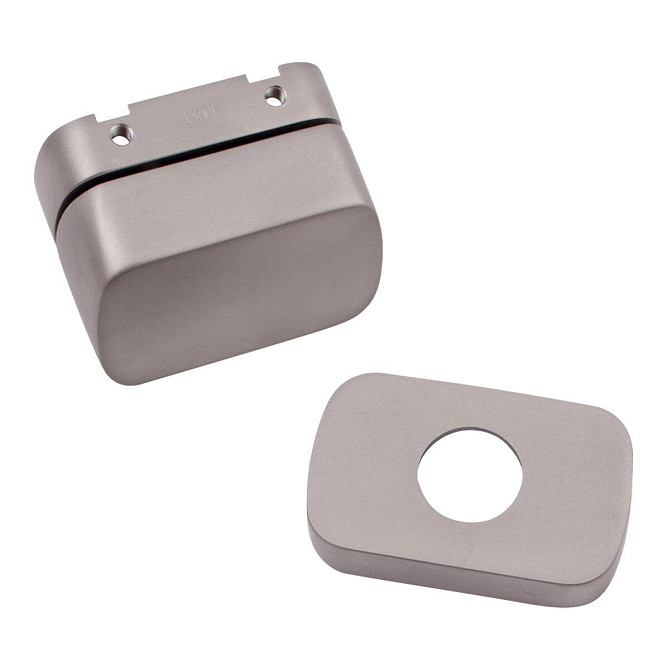 Дверная накладка под WC M&T Minimal2.0 148312 TIN-C хром матовый Киев - изображение 2