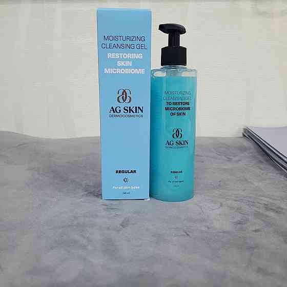 Увлажняющий очищающий гель для умывания для восстановления микробиома кожи AG Skin 245 мл Днепр