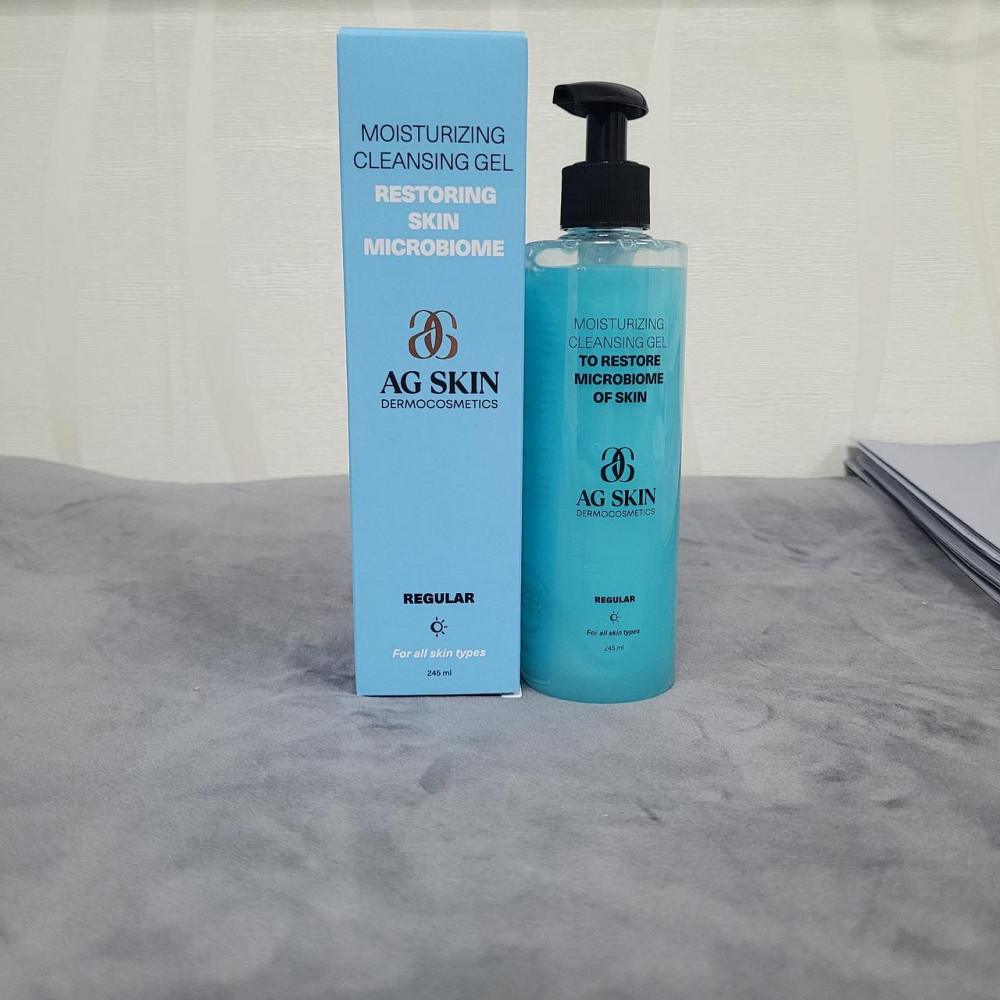 Увлажняющий очищающий гель для умывания для восстановления микробиома кожи AG Skin 245 мл Днепр - изображение 1