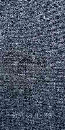 Шпалери вінілові на флізеліні NOVA метрові під штукатурку структурні однотонні чорні Київ