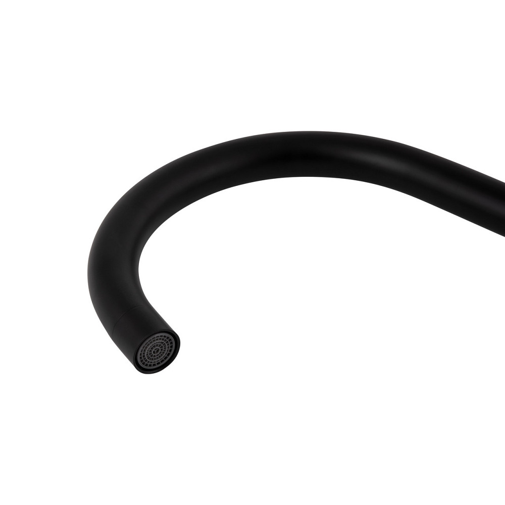 Смеситель для кухни Brinex Pure 015F U-образный Black Matt BRIPUR015FBLM Киев - изображение 8