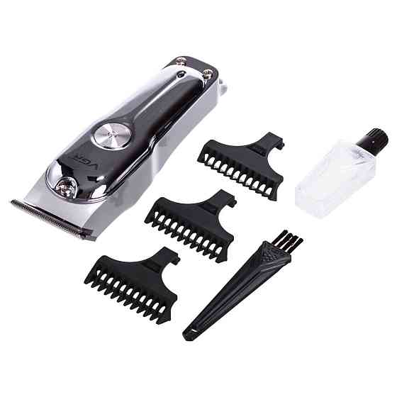 VGR Машинка для стрижки волосся акумуляторна Сріблястий VGR V-071 Коломыя