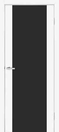 Межкомнатные двери Омис Gloss triplex black sm белый 800х2000 мм Киев