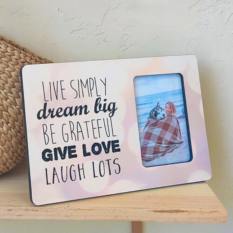 Фоторамка интерьерная для фото 10х15 см Live simply Винница - изображение 1