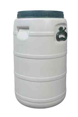 Белая бочка  40л широкая горловина для воды,молока и засолки Днепр