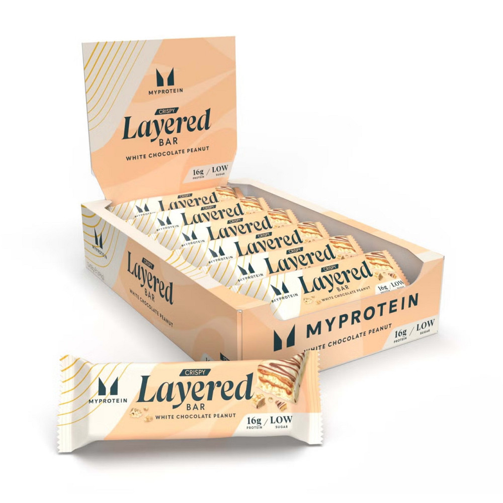 Crispy Layered - 12x58g White Chocolate Peanut (До 05.26) Київ - фото 1