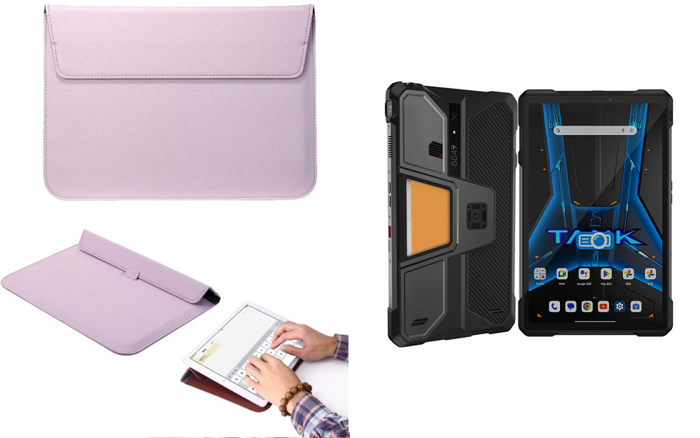 Чохол-конверт VitoCase для Unihertz Tank Pad, з функцією підставки для планшета Фіолетовий Київ - фото 1