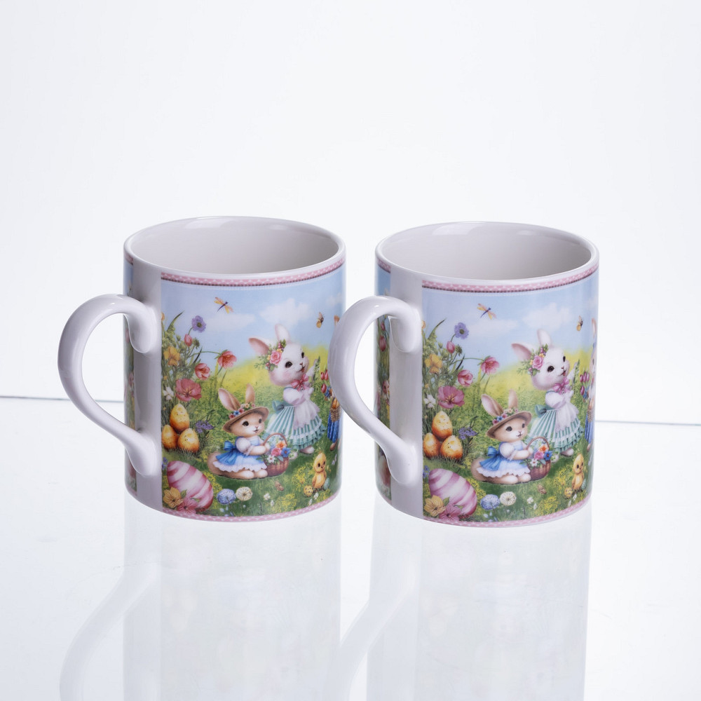 Набір чашок порцелянових Rabbit Family 220 мл 2шт HP-7323-8 Коломия - фото 3