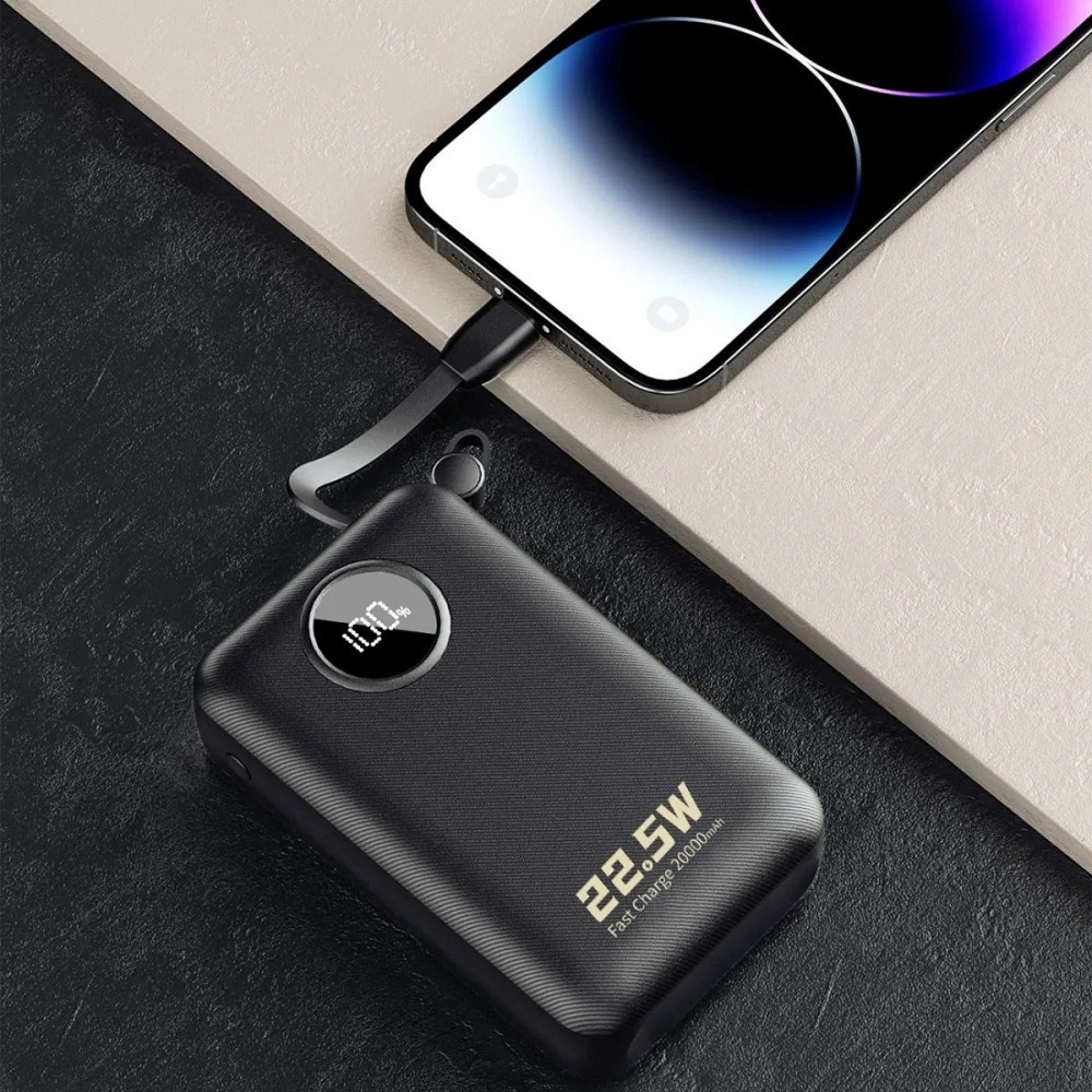 Універсальна мобільна батарея Dudao K14+ 20000 mAh 22.5W Black (6977196680016) ( 25455 ) Харків - фото 7