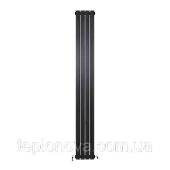 Дизайнерський радіатор 1800/236 (мм) чорний мат IDEALE JOLANDA (бокове підключення) 12 4/1800/236 Чернівці