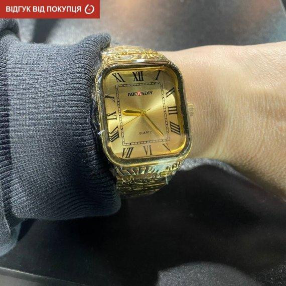 Часы мужские наручные Aocasdiy Vintage (Золотистый) Винница - изображение 6