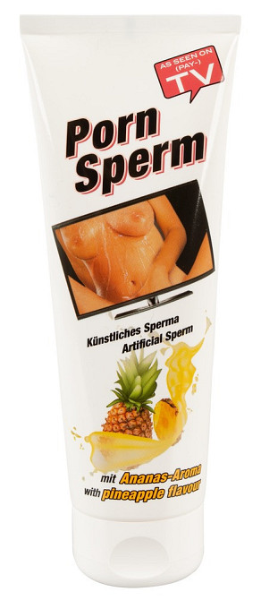 Лубрикант - Porn Sperm Pineapple, 250 мл Sex Aura Київ - фото 1