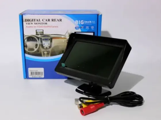 Дисплей LCD 4.3'' для двух камер 043 разрешение 320*240, монитор для камеры Киев