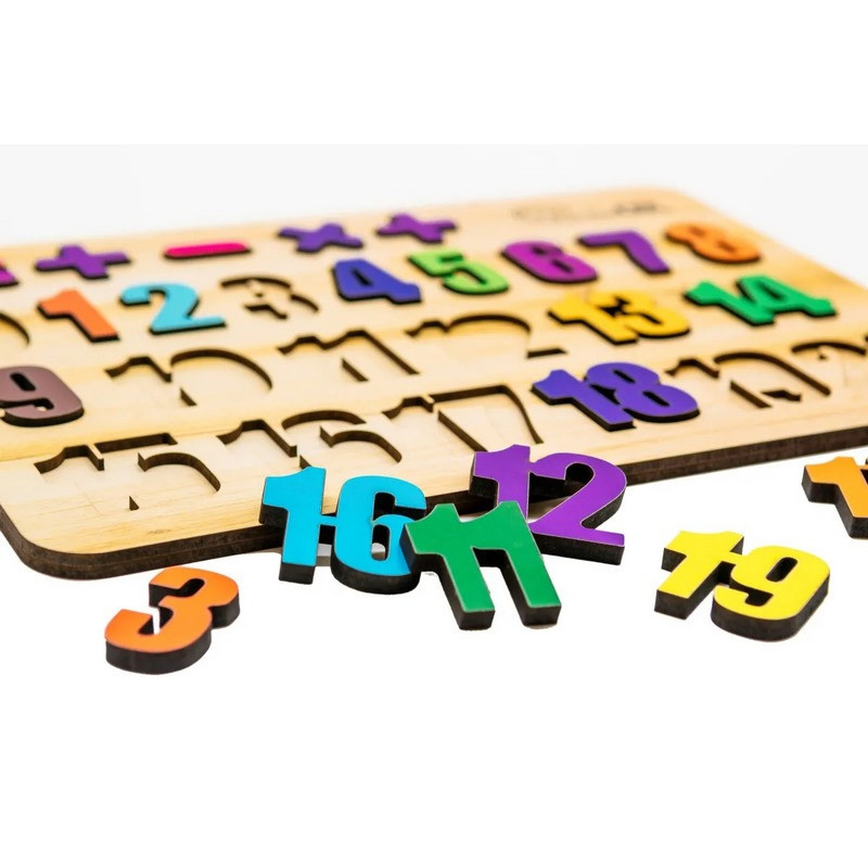 Деревянный пазл-вкладыш 