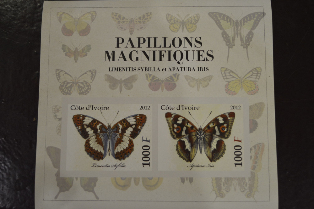 Кот-д’Ивуар. Фауна. Марки. Блок. 2012 год (И) Полтава - изображение 1