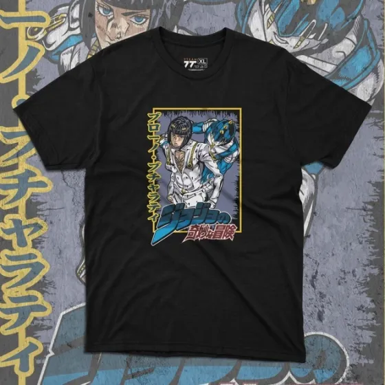 Футболка чоловіча з  принтом Джо Джо Бруно Буччеллати Розмір 48 Дніпро