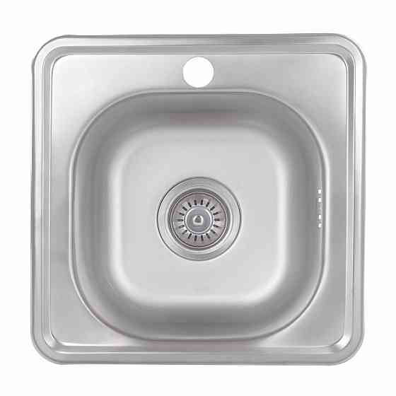 Кухонная мойка Brinex 3838 0,6 мм Satin (BRIN3835SAT06) Киев