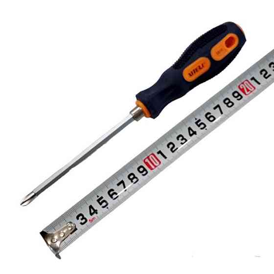 Отвёртка двхсторонняя с резиновой ручкой XTELI Днепр