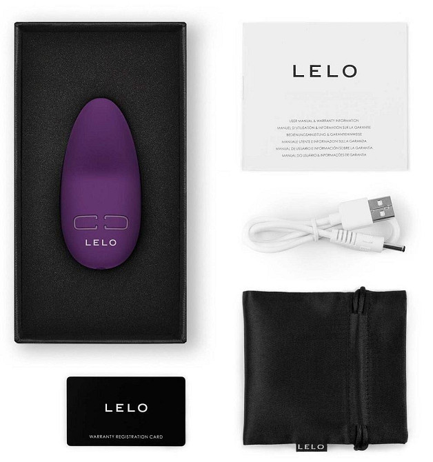 Мінівібратор для клітора LELO Lily 3 Dark Plum, 10 режимів, дуже потужний Sex Aura Київ - фото 4